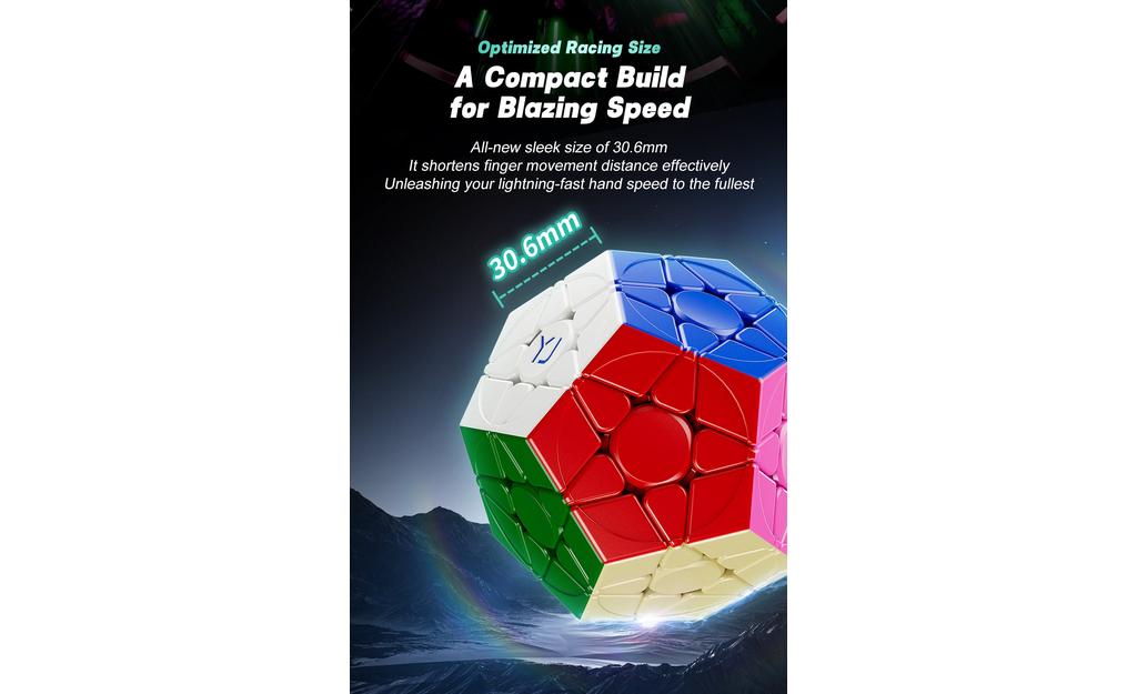 YJ YuHu Megaminx V3 (Magnetic, MagLev, Ball-Core)