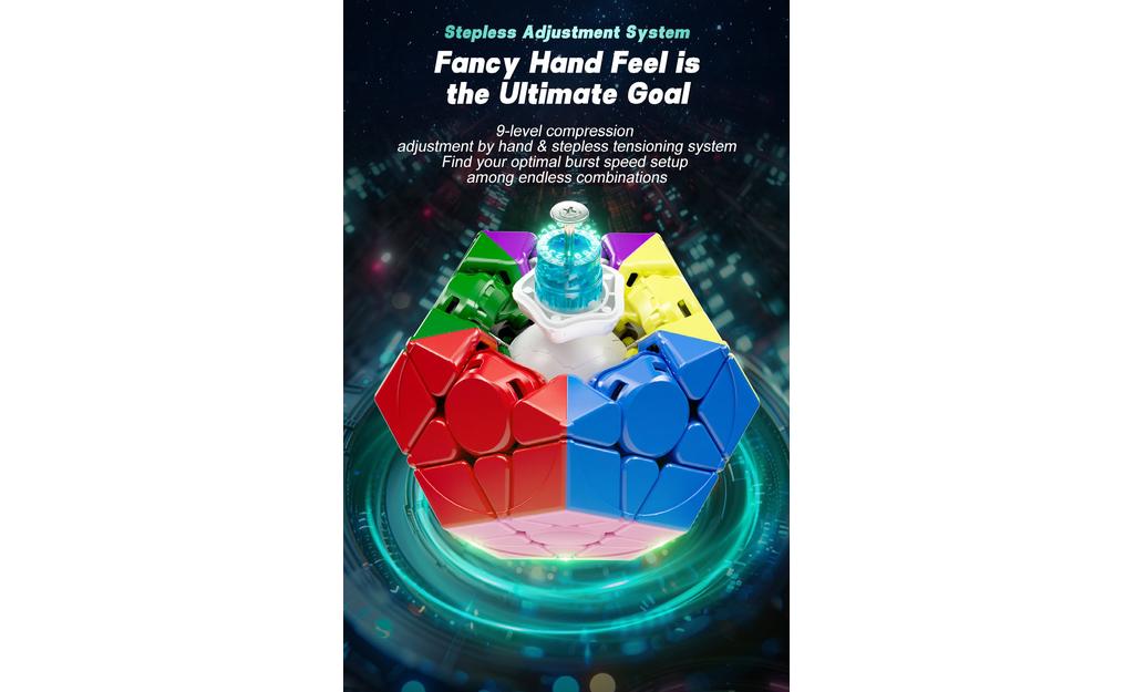 YJ YuHu Megaminx V3 (Magnetic, MagLev, Ball-Core)