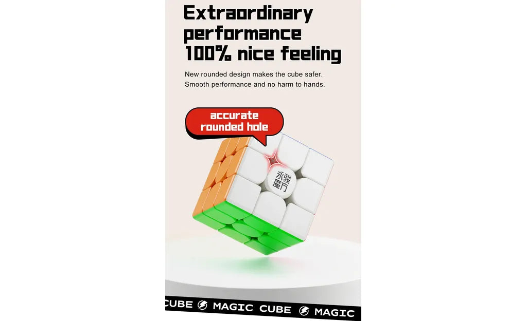 YJ YuLong 3x3 V2 (Magnetic, UV Coated) - Clicky, 2025 Edition | SpeedCubeShop