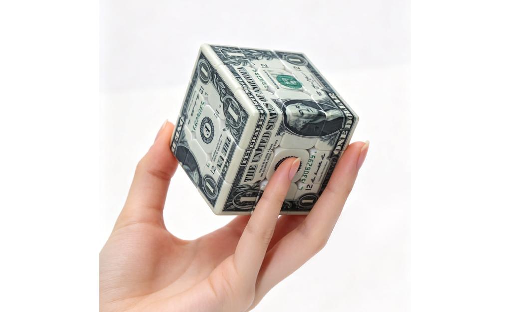 Z-Cube Dollar 3x3 (UV Printed)
