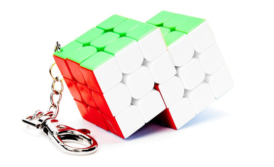 3x3 Double Cube V2 Mini Keychain | SpeedCubeShop
