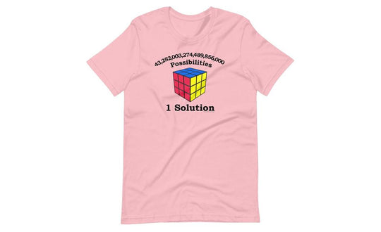 43 Quintillion (Light) - Rubik's Cube Shirt | SpeedCubeShop