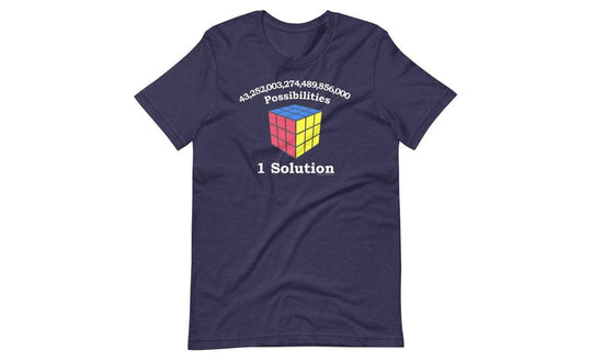 43 Quintillion (Dark) - Rubik's Cube Shirt | SpeedCubeShop