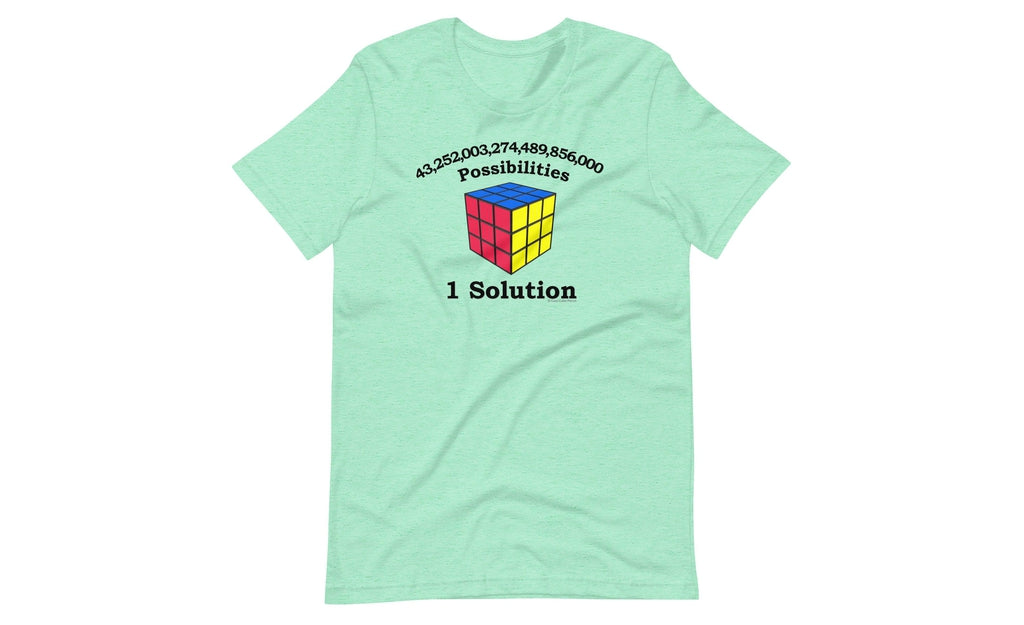 43 Quintillion (Light) - Rubik's Cube Shirt | SpeedCubeShop