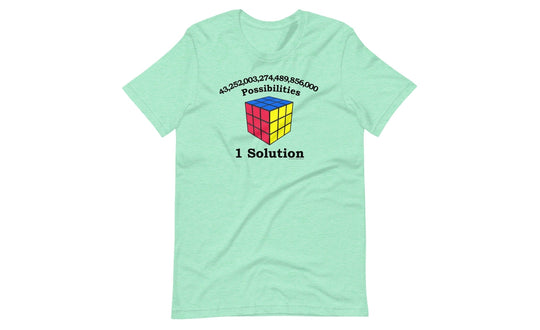 43 Quintillion (Light) - Rubik's Cube Shirt | SpeedCubeShop