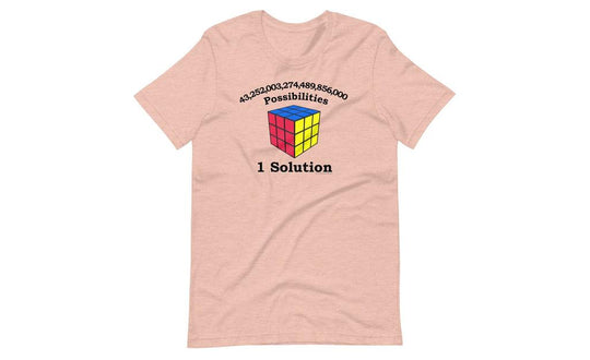 43 Quintillion (Light) - Rubik's Cube Shirt | SpeedCubeShop