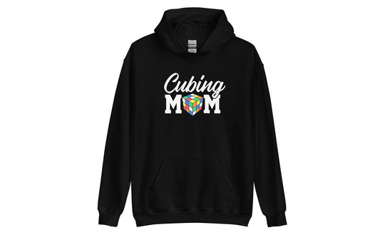 Cubing Mom (Dark) - Rubik's Cube Hoodie | SpeedCubeShop