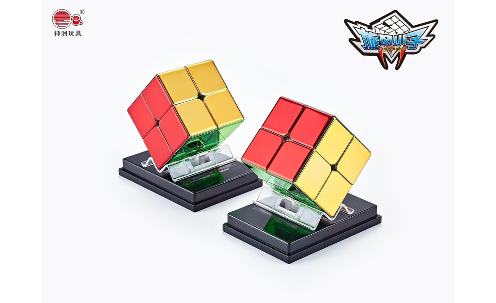 Cyclone Boys Metallic Shiny 4x4 Magnetic Speed Cube (OFFICIAL USA VENDOR)