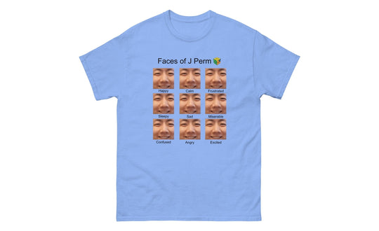 Faces of JPerm Meme Shirt | SpeedCubeShop
