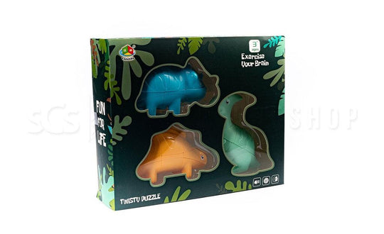 Fanxin Dinosaur Twisty Puzzles Bundle | SpeedCubeShop