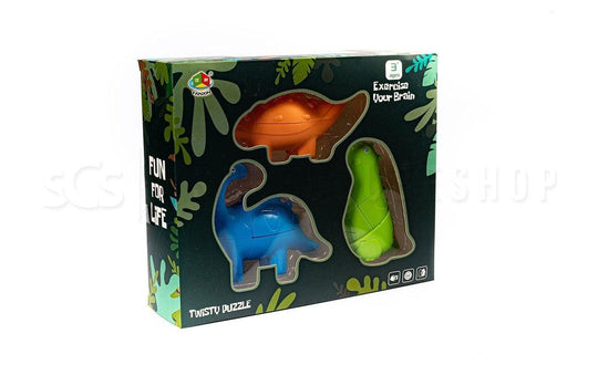 Fanxin Dinosaur Twisty Puzzles Bundle | SpeedCubeShop