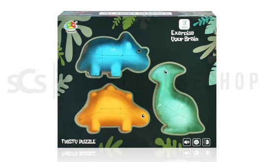 Fanxin Dinosaur Twisty Puzzles Bundle | SpeedCubeShop