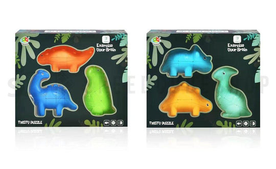 Fanxin Dinosaur Twisty Puzzles Bundle