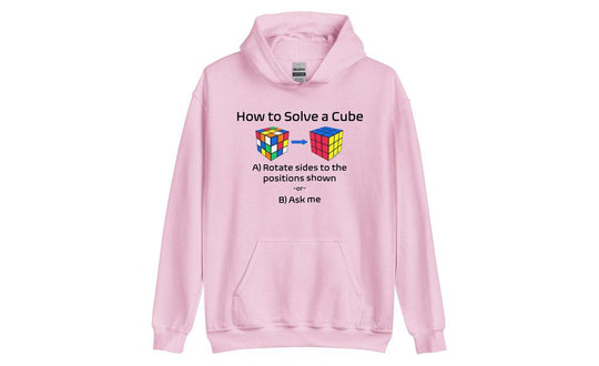 How to Solve a Rubik's Cube Hoodie (Light) | SpeedCubeShop