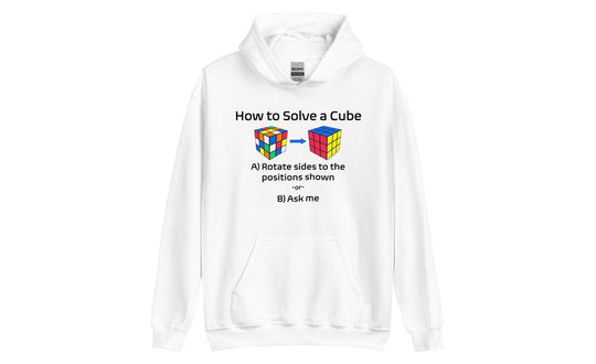 How to Solve a Rubik's Cube Hoodie (Light) | SpeedCubeShop