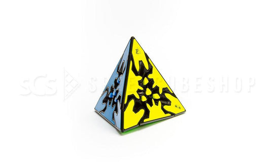 QiYi Gear Pyraminx (Tiled) | SpeedCubeShop