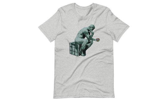 The Thinker - Rubik's Cube Shirt | SpeedCubeShop