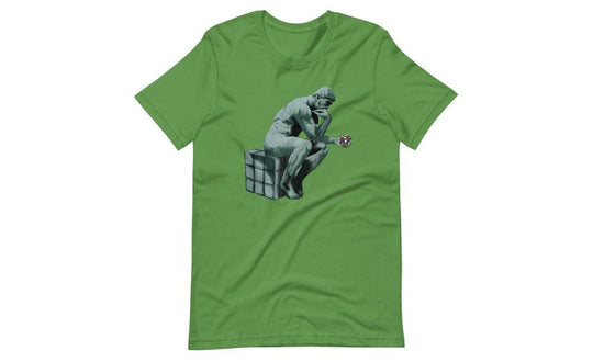 The Thinker - Rubik's Cube Shirt | SpeedCubeShop