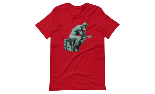 The Thinker - Rubik's Cube Shirt | SpeedCubeShop