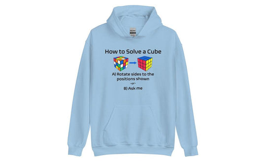 How to Solve a Rubik's Cube Hoodie (Light) | SpeedCubeShop