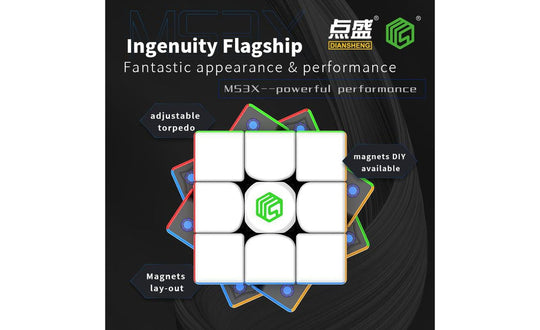 MsCUBE MS3X 3x3 (Magnetic, Core Magnets) | SpeedCubeShop