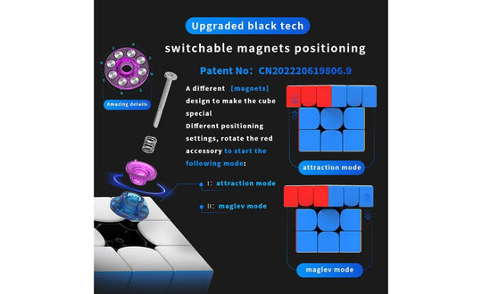 MsCUBE MS3X 3x3 (Magnetic, Core Magnets) | SpeedCubeShop