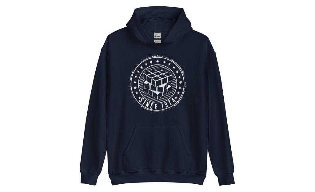 Since 1974 (Dark) - Rubik's Cube Hoodie | SpeedCubeShop