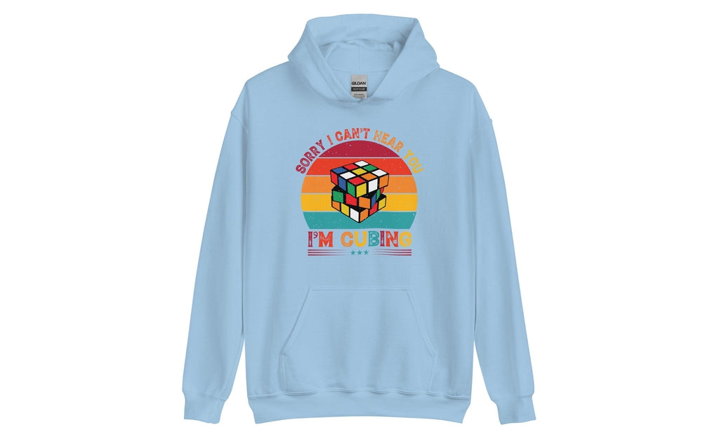 Sorry, I Can't Hear You, I'm Cubing - Rubik's Cube Hoodie | SpeedCubeShop